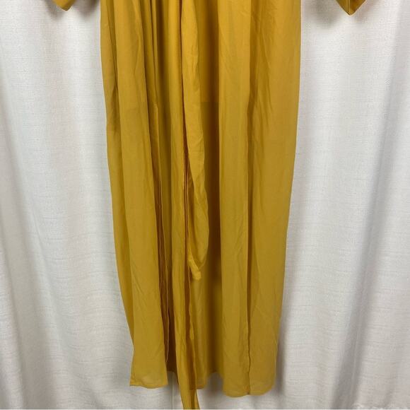 Baltic Born Mustard Yellow Celine Maxi Dress Sz.2X NWT - Picture 7 of 16